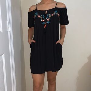 off the shoulder dress